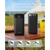 Charmast Batterie Externe, 10000mAh Power Bank avec 4 Câbles Intégrés, USB C Mince Batterie Portable Compatible avec iPhone 17/1