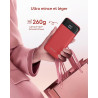 Charmast Batterie Externe, 10000mAh Power Bank avec 4 Câbles Intégrés, USB C Mince Batterie Portable Compatible avec iPhone 17/1
