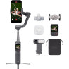 Osmo Mobile 8P + émetteur Mic Mini 2, nacelle stabilisatrice pour iPhone et Android, Microphone sans Fil, Audio Riche en détails