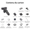 Osmo Mobile 8P + émetteur Mic Mini 2, nacelle stabilisatrice pour iPhone et Android, Microphone sans Fil, Audio Riche en détails