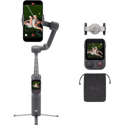 Osmo Mobile 8P nacelle stabilisatrice pour iPhone et Android, radiocommande, Suivi natif, Barre d’Extension et trépied intégrés,