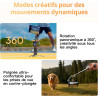 Osmo Mobile 8P+émetteur Mic 3, nacelle stabilisatrice pour iPhone&Android, radiocommande, création Professionnelle, Audio Riche 