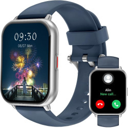 Ruimen montre connectée homme femme avec appel bleutooth rappel intelligent podometre moniteur sommeil cardiofrequencemetre oxym