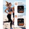 Ruimen montre connectée homme femme avec appel bleutooth rappel intelligent podometre moniteur sommeil cardiofrequencemetre oxym