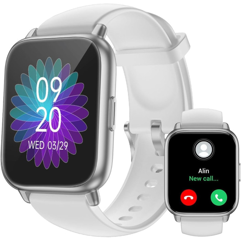 RUIMEN Montre Connectée Femme Homme Montre Telephone Repondre Appel Montre Sportif Smartwatch Podometre Frequence Cardiaque Satu