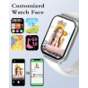 RUIMEN Montre Connectée Femme Homme Montre Telephone Repondre Appel Montre Sportif Smartwatch Podometre Frequence Cardiaque Satu