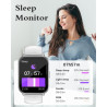 RUIMEN Montre Connectée Femme Homme Montre Telephone Repondre Appel Montre Sportif Smartwatch Podometre Frequence Cardiaque Satu