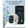 RUIMEN Montre Connectée Femme Homme Montre Telephone Repondre Appel Montre Sportif Smartwatch Podometre Frequence Cardiaque Satu
