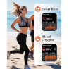 Ruimen montre connectée homme femme plusieurs modes sportifs avec appel bleutooth notifications intelligentes moniteur de fréque