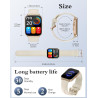 Ruimen montre connectée homme femme plusieurs modes sportifs avec appel bleutooth notifications intelligentes moniteur de fréque