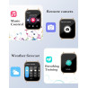 Ruimen montre connectée homme femme plusieurs modes sportifs avec appel bleutooth notifications intelligentes moniteur de fréque