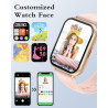 Ruimen montre connectée femme appel bleutooth lecteur de musique montre sport smartwatch pour android ios podometre cardiofreque
