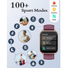 Ruimen montre connectée femme appel bleutooth plusieurs modes sportifs notifications intelligentes surveillance du cycle menstru