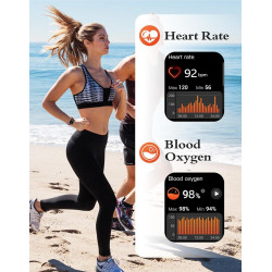 Ruimen montre connectée femme appel bleutooth plusieurs modes sportifs notifications intelligentes surveillance du cycle menstru