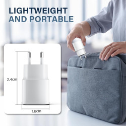 Chargeur Rapide pour iPhone, Lot de 2 PD 3.0 Prise USB C avec 2M Cable Lightning for iPhone 14/14Pro/13/13 Mini/13 Pro/13Pro Max