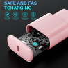 Chargeur Rapide pour iPhone, Lot de 2 PD 3.0 Prise USB C avec 2M Cable Lightning for iPhone 14/14Pro/13/13 Mini/13 Pro/13Pro Max