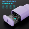 Chargeur Rapide pour iPhone, Lot de 2 PD 3.0 Prise USB C avec 2M Cable Lightning for iPhone 14/14Pro/13/13 Mini/13 Pro/13Pro Max