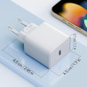 Lot de 3 pour Chargeur Rapide iPhone, PD USB-C Prise Secteur avec 2m Câble USB C vers Lightning pour iPhone 14/14 pro/13/13 Pro/