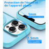 Vansdon Magnétique Coque pour iPhone 13 Pro Max avec 1 Verre Trempé, Compatible avec MagSafe, Protection Contre Les Chutes de qu