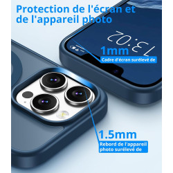 Vansdon Magnétique Coque pour iPhone 13 Pro avec 1 Verre Trempé, Compatible avec MagSafe, Protection Contre Les Chutes de qualit
