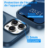 Vansdon Magnétique Coque pour iPhone 13 Pro avec 1 Verre Trempé, Compatible avec MagSafe, Protection Contre Les Chutes de qualit