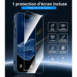 Vansdon Magnétique Coque pour iPhone 14 Pro avec 1 Verre Trempé, Compatible avec MagSafe, Protection Contre Les Chutes de qualit