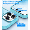 Vansdon Magnétique Coque pour iPhone 14 Pro Max avec 1 Verre Trempé, Compatible avec MagSafe, Protection Contre Les Chutes de qu