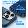 Vansdon Magnétique Coque pour iPhone 15 Pro Max avec 1 Verre Trempé, Compatible avec MagSafe, Protection Contre Les Chutes de qu