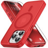 Vansdon Magnétique Coque pour iPhone 15 Pro avec 1 Verre Trempé, Compatible avec MagSafe, Protection Contre Les Chutes de qualit
