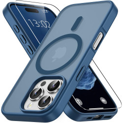 Vansdon Magnétique Coque pour iPhone 16 Pro avec 1 Verre Trempé, Compatible avec MagSafe, Protection Contre Les Chutes de qualit