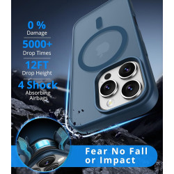 Vansdon Magnétique Coque pour iPhone 16 Pro avec 1 Verre Trempé, Compatible avec MagSafe, Protection Contre Les Chutes de qualit