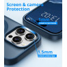 Vansdon Magnétique Coque pour iPhone 16 Pro avec 1 Verre Trempé, Compatible avec MagSafe, Protection Contre Les Chutes de qualit