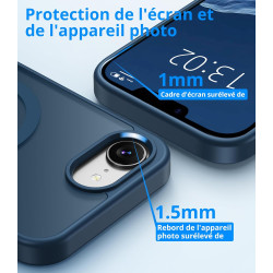 Vansdon Magnétique Coque pour iPhone 16e / iPhone 17e avec 1 Verre Trempé, Compatible avec MagSafe, Protection Contre Les Chutes