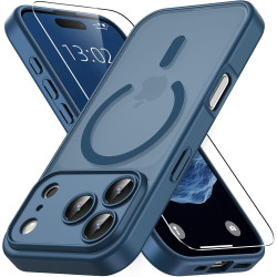 Vansdon Magnétique Coque pour iPhone 17 Pro avec 1 Verre Trempé, Compatible avec MagSafe, Protection Contre Les Chutes de qualit