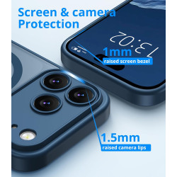 Vansdon Magnétique Coque pour iPhone 17 Pro avec 1 Verre Trempé, Compatible avec MagSafe, Protection Contre Les Chutes de qualit