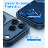 Vansdon Magnétique Coque pour iPhone 17 Pro avec 1 Verre Trempé, Compatible avec MagSafe, Protection Contre Les Chutes de qualit