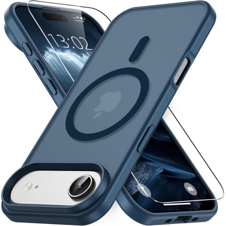 Vansdon Magnétique Coque pour iPhone Air avec 1 Verre Trempé, Compatible avec MagSafe, Protection Contre Les Chutes de qualité M
