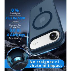 Vansdon Magnétique Coque pour iPhone Air avec 1 Verre Trempé, Compatible avec MagSafe, Protection Contre Les Chutes de qualité M