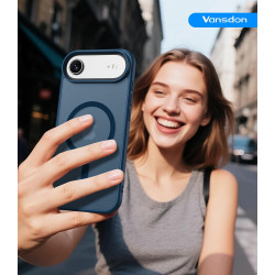 Vansdon Magnétique Coque pour iPhone Air avec 1 Verre Trempé, Compatible avec MagSafe, Protection Contre Les Chutes de qualité M