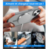 Vansdon Magnétique Coque pour iPhone 13 / iPhone 14 avec 1 Verre Trempé, Compatible avec MagSafe, Protection Contre Les Chutes d