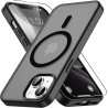 Vansdon Magnétique Coque pour iPhone 13 / iPhone 14 avec 1 Verre Trempé, Compatible avec MagSafe, Protection Contre Les Chutes d