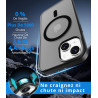 Vansdon Magnétique Coque pour iPhone 13 / iPhone 14 avec 1 Verre Trempé, Compatible avec MagSafe, Protection Contre Les Chutes d