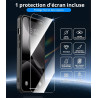 Vansdon Magnétique Coque pour iPhone 13 / iPhone 14 avec 1 Verre Trempé, Compatible avec MagSafe, Protection Contre Les Chutes d