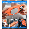 Vansdon magnétique coque pour iphone 13 / iphone 14 avec 1 verre trempé, compatible avec magsafe, protection contre les chutes d