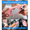 Vansdon Magnétique Coque pour iPhone 13 / iPhone 14 avec 1 Verre Trempé, Compatible avec MagSafe, Protection Contre Les Chutes d