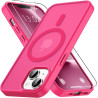 Vansdon Magnétique Coque pour iPhone 13 / iPhone 14 avec 1 Verre Trempé, Compatible avec MagSafe, Protection Contre Les Chutes d