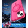 Vansdon Magnétique Coque pour iPhone 13 / iPhone 14 avec 1 Verre Trempé, Compatible avec MagSafe, Protection Contre Les Chutes d