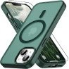 Vansdon Magnétique Coque pour iPhone 13 / iPhone 14 avec 1 Verre Trempé, Compatible avec MagSafe, Protection Contre Les Chutes d