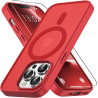 Vansdon Magnétique Coque pour iPhone 13 Pro Max avec 1 Verre Trempé, Compatible avec MagSafe, Protection Contre Les Chutes de qu