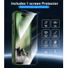 Vansdon Magnétique Coque pour iPhone 15 avec 1 Verre Trempé, Compatible avec MagSafe, Protection Contre Les Chutes de qualité Mi